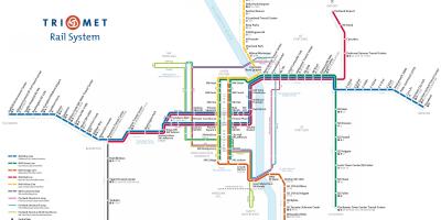 Πόρτλαντ χάρτη του μετρό